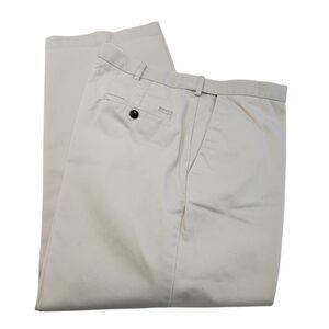 Haggar Men's Flat Front Khaki / Chino Pants, Size 42 x 29